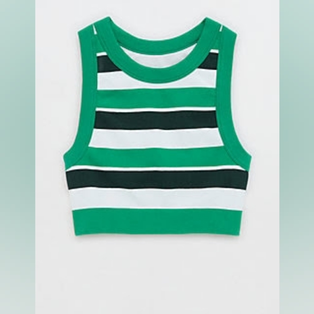 OFFLINE By Aerie Seamless High Neck Sports Bra Size Large